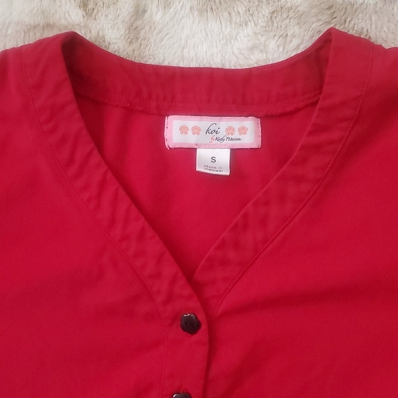 Koi brand set tall M cargo scrub pants and S top set - Picture 3 of 6